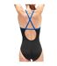 Maillot De Bain 1 Pièce Motif/style Abstrait Femme Noir Bleu Speedo-3