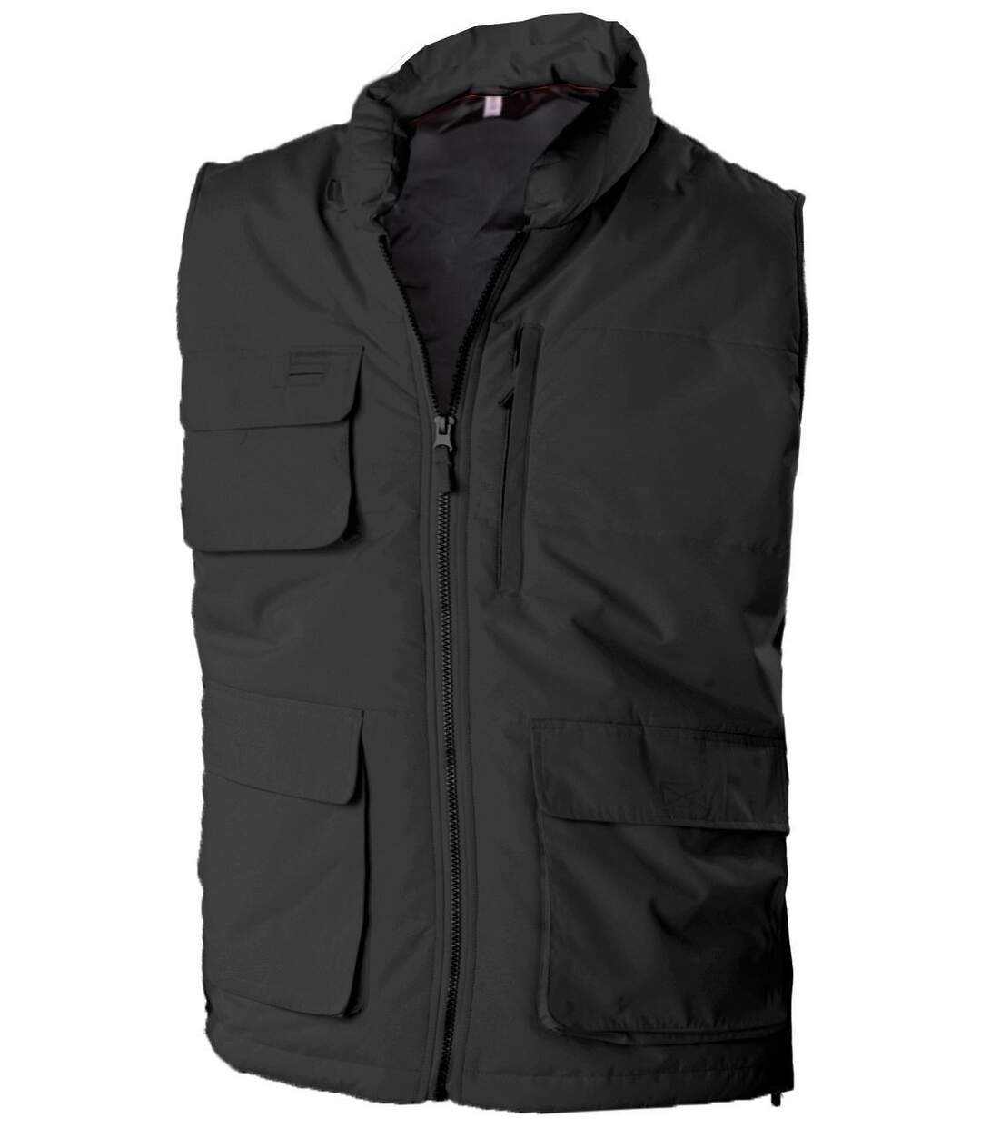 Veste sans manches bodywarmer matelassé - WK615 - gris foncé-2