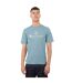 T-shirt Motif Gros Logo Active Homme Bleu Aquascutum-1
