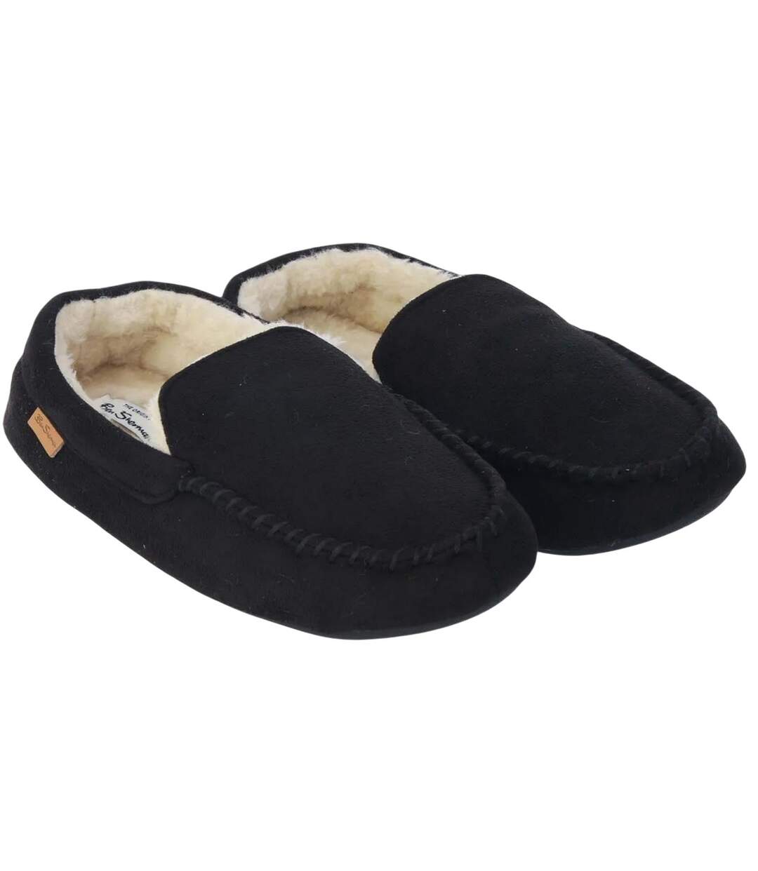 Chaussons mocassins casa cartegena homme noir Ben Sherman-1