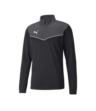 Sweat 1/4 De zip Noir/Gris Homme Puma Indrise - L