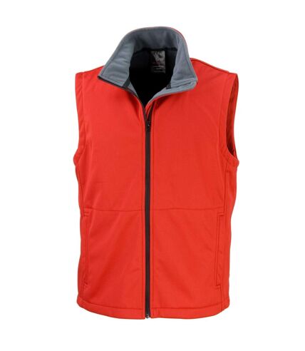 Unisex adult softshell gilet red Result Core