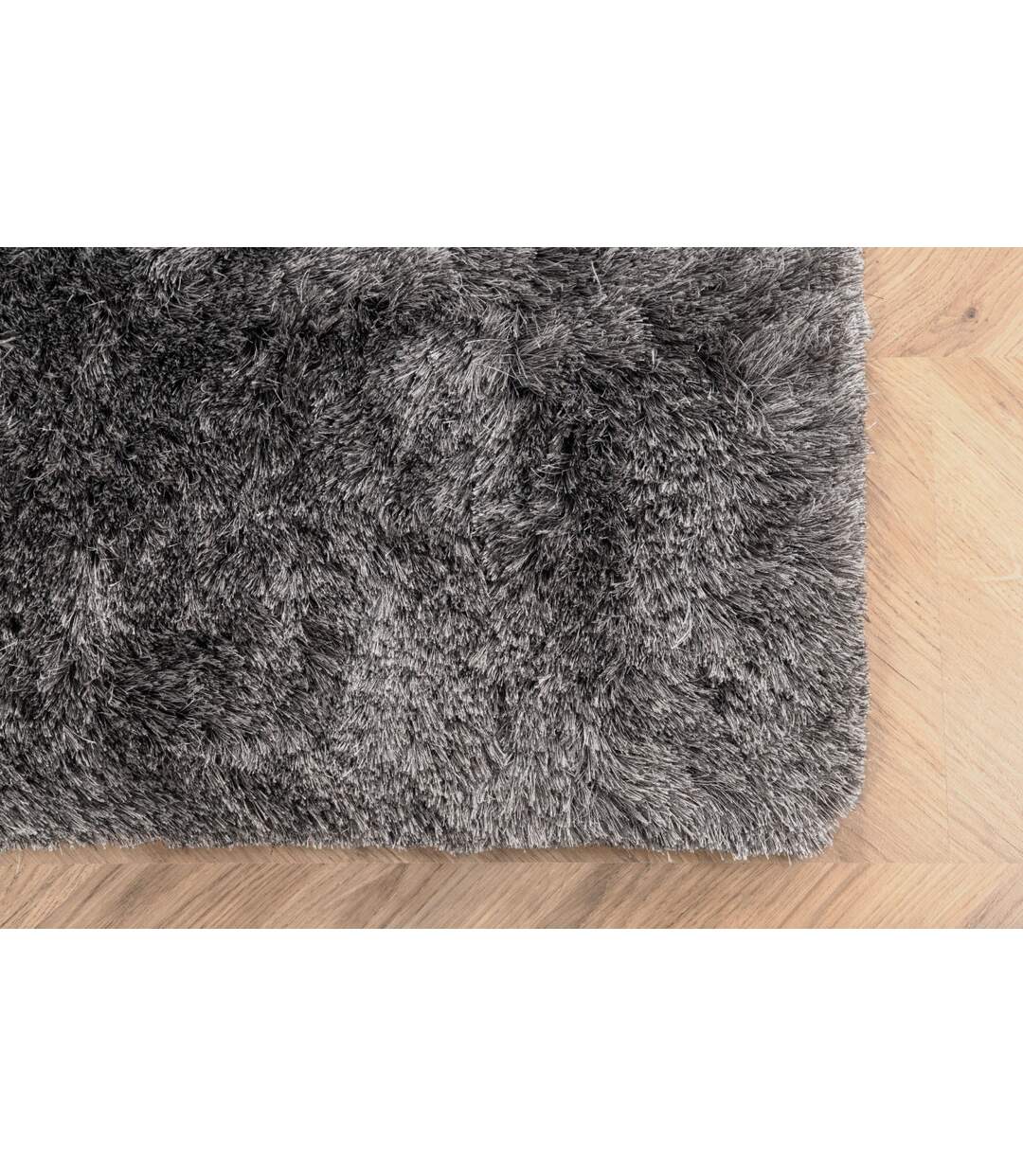 Tapis Déco Shaggy Shiva 201x302cm Gris-5