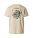 T-shirt Motif/style Graphique Monte Homme Marron Beige Gris The North Face-3