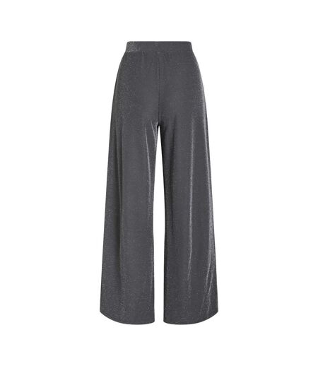 Pantalon fluide gris femme vila vieleinas