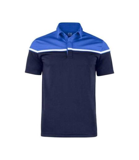 Polo Motif/style Blocs De Couleurs Seabeck Homme Bleu Marine Foncé Bleu Roi Cutter & Buck