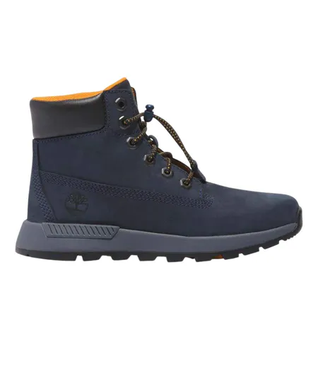 Womens/ladies Killington Trekker Leather Mid Calf Trainers Navy Timberland