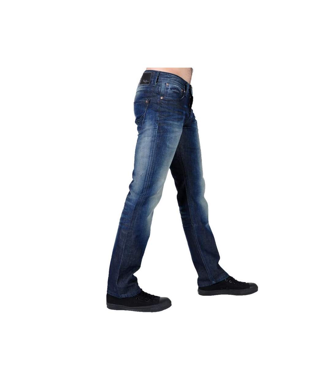 Jeans Pepe Jeans Kingston PM200017B13 Bleu Foncé Délavé-2