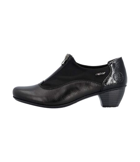 Mocassin Cuir à Talon Rieker