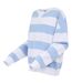 Womens/ladies Avika Ii Stripe Crew Neck Jumper Chambray Blue White Regatta-4