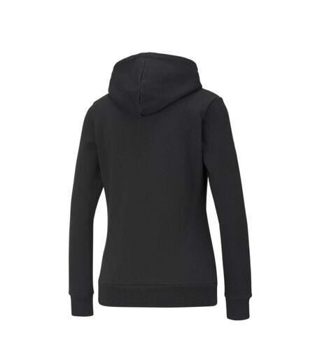 Sweat à capuche noir femme puma logo hoodie - xl