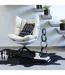 Tapis Déco en Cuir Vache 230x240cm Noir & Blanc-3