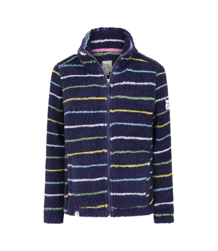 Veste Polaire Femme Blau Marine Vert Lazy Jacks