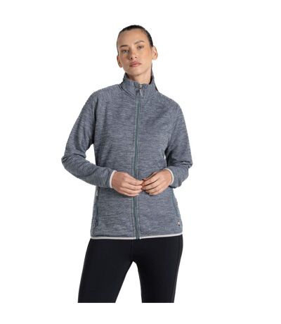 Womens/ladies Tarvos Full Zip Fleece Jacket Storm Grey Marl Craghoppers