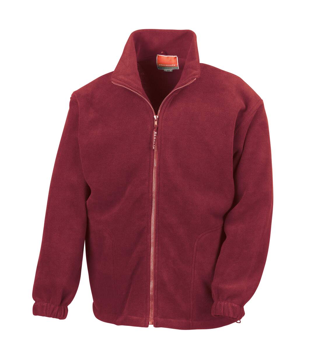 Result Mens Full Zip Active Fleece Anti Pilling Jacket (Burgundy)