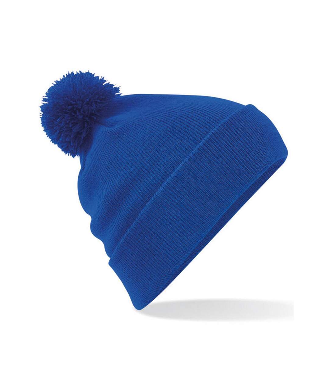 Bonnet Pom Pom Original Bleu Roi Vif Beechfield-1