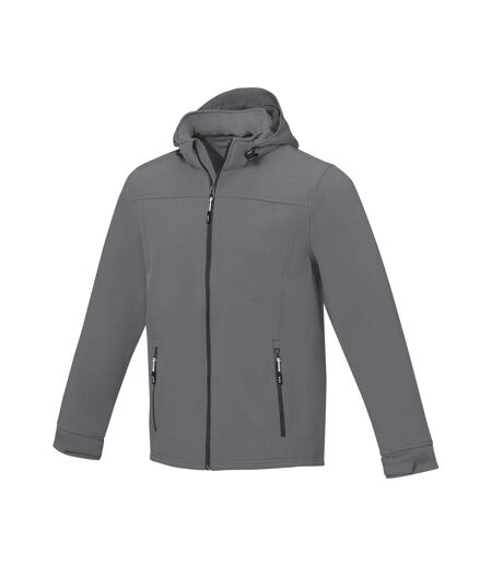 Elevate Mens Langley Softshell Jacket (Steel Grey)