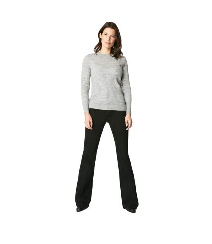 Maine Womens/Ladies Cotton Bootcut Jeans (Black)