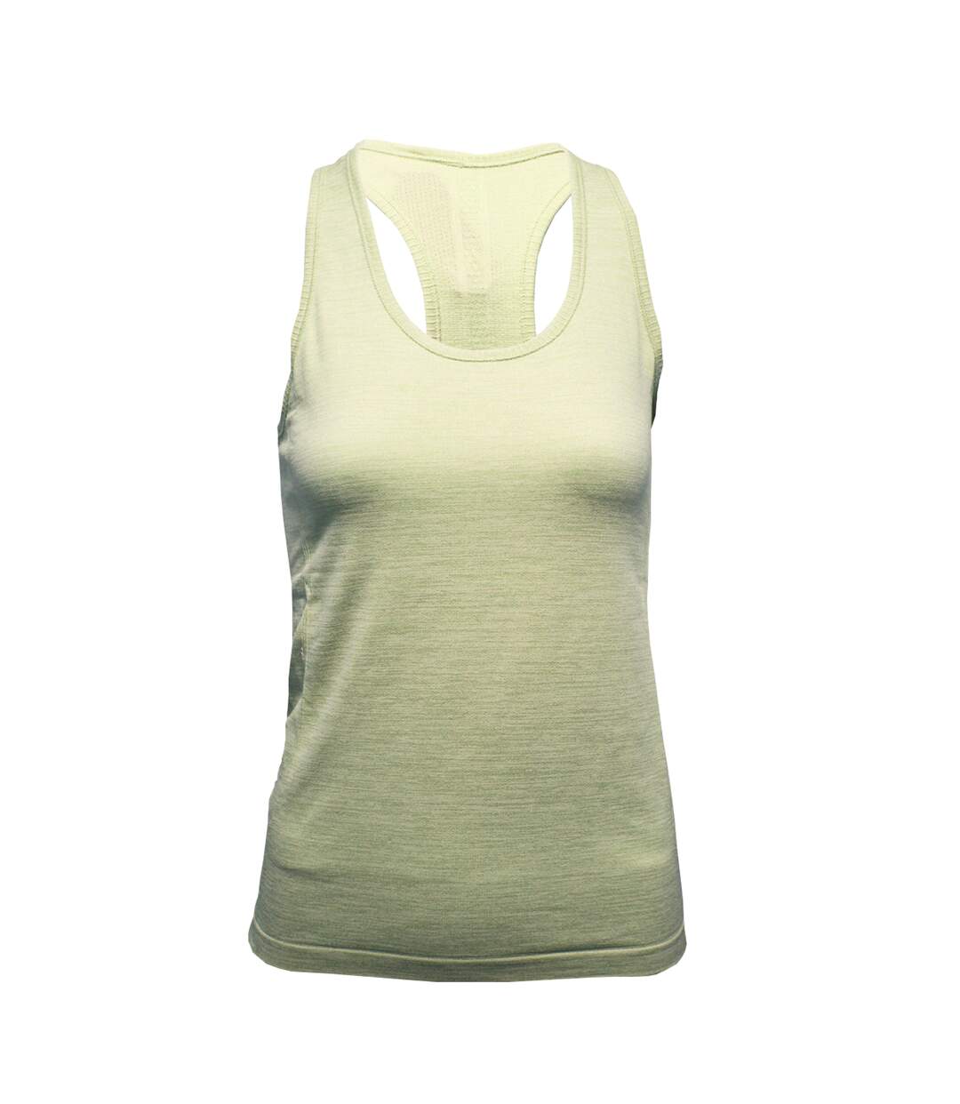 Womens/ladies multi sport melange seamless 3d undershirt sage green TriDri