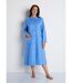 Peignoir robe de chambre brodé en Courtelle-1