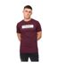 Mens Jamstate T-shirt Rum Raisin Crosshatch-1
