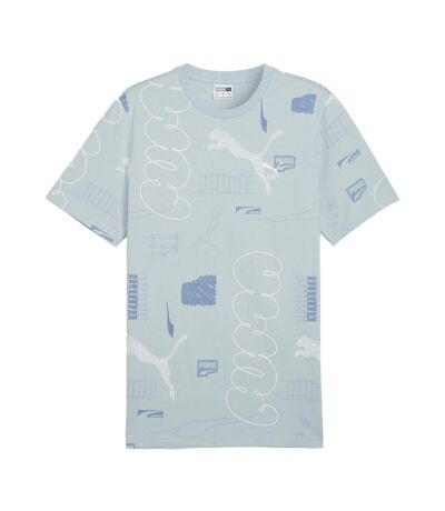 T-Shirt bleu homme puma classics - l