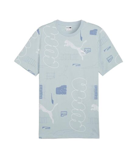 T-Shirt bleu homme puma classics - l