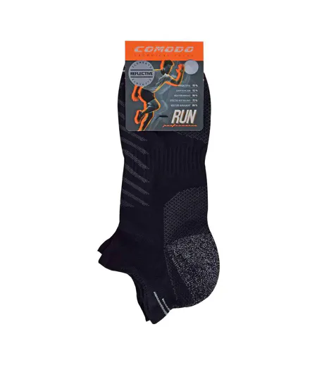 1 Pack Hi Viz Reflective Coolmax Unisex Running Socks for Summer