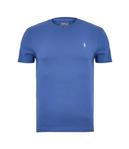Mens Custom Regular T-shirt Royal Blue Ralph Lauren