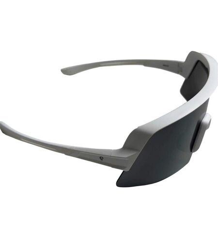 Unisex Adult Rectangular Sunglasses One Size White Black Pinnacle
