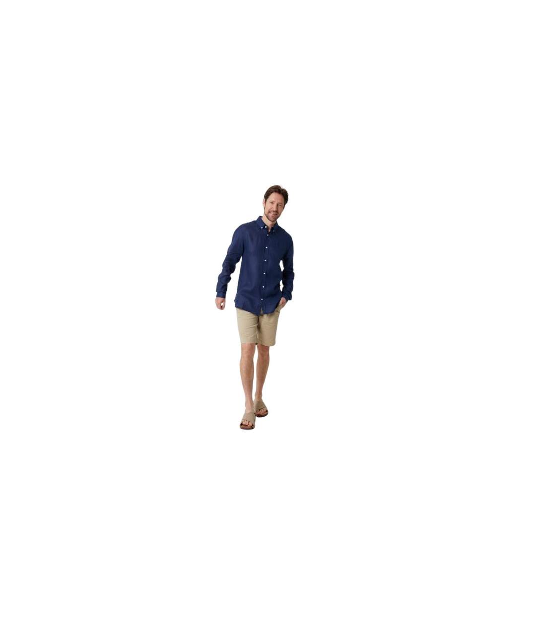 Chemise Habillée Manches Longues Homme Bleu Marine Saltwell-1