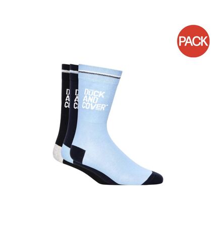 Chaussettes drenor homme bleu / noir / gris Duck and Cover