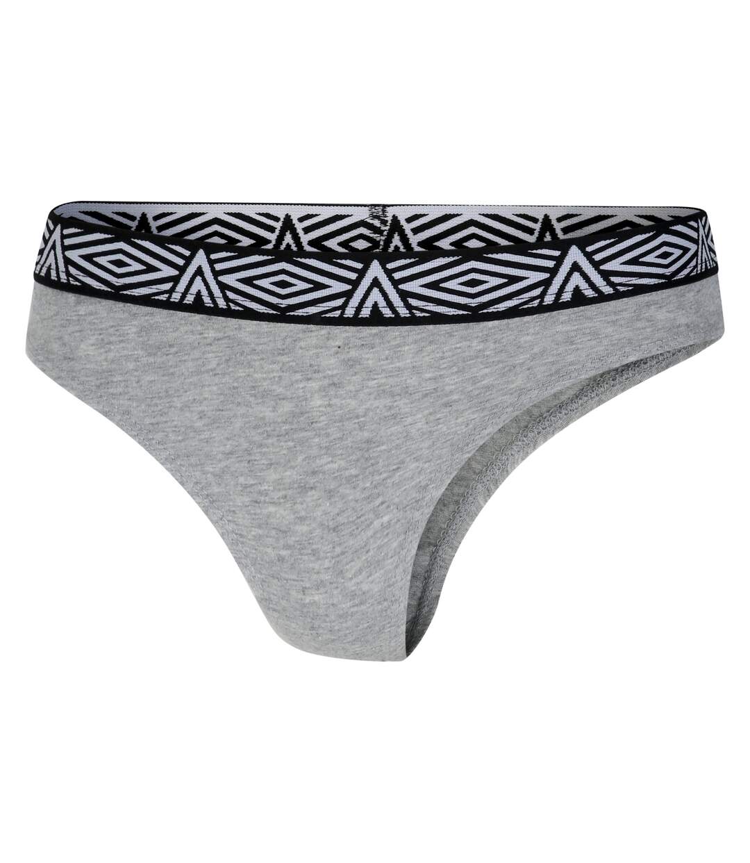 Pack of 3  Womens/ladies core thong  black/grey/white Umbro-3