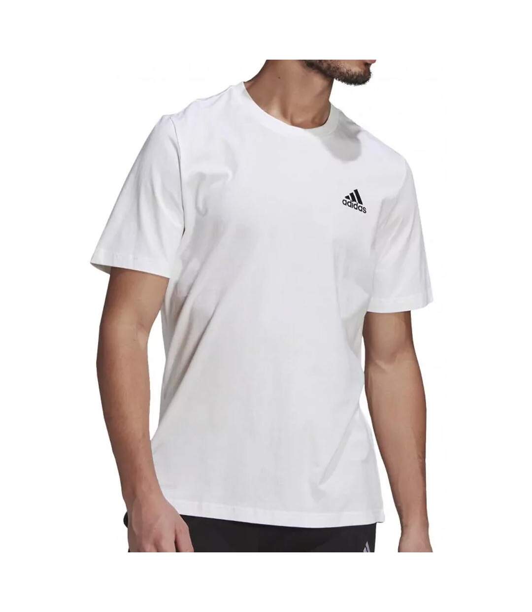 T-Shirt blanc homme adidas gk-1