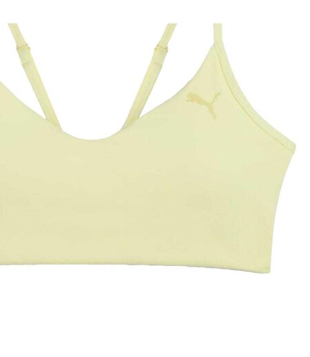 Womens/ladies Move Non-wired Sports Bra Gold Puma