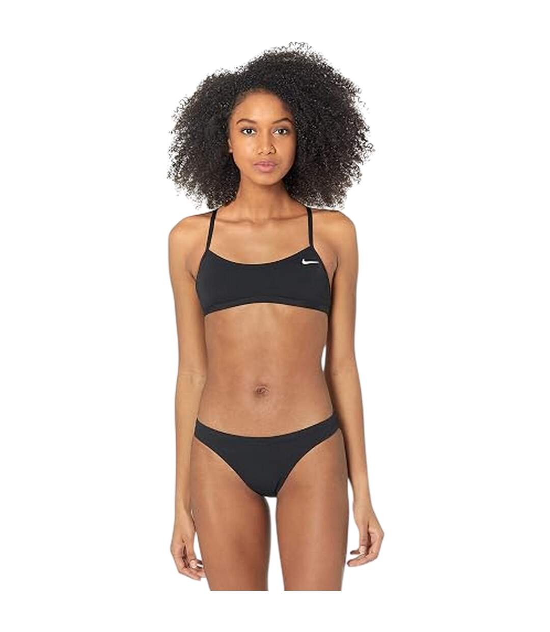 Ensemble Maillot De Bain 2 Pièces Femme Noir Nike-2