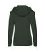 Sweat À Capuche Classic Femme Vert Bouteille Fruit Of The Loom-2