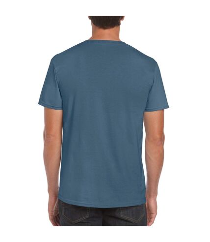 Gildan Mens Soft Style Ringspun T Shirt (Indigo Blue) - UTPC2882