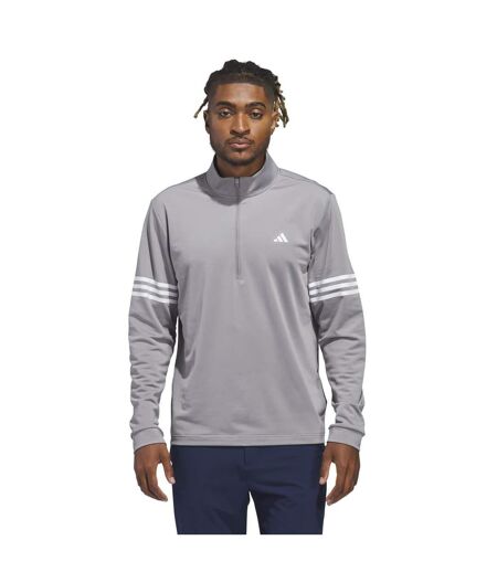 Haut De Survêtement Motif/style 3 Rayures Homme Gris Adidas