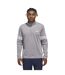 Haut De Survêtement Motif/style 3 Rayures Homme Gris Adidas-1
