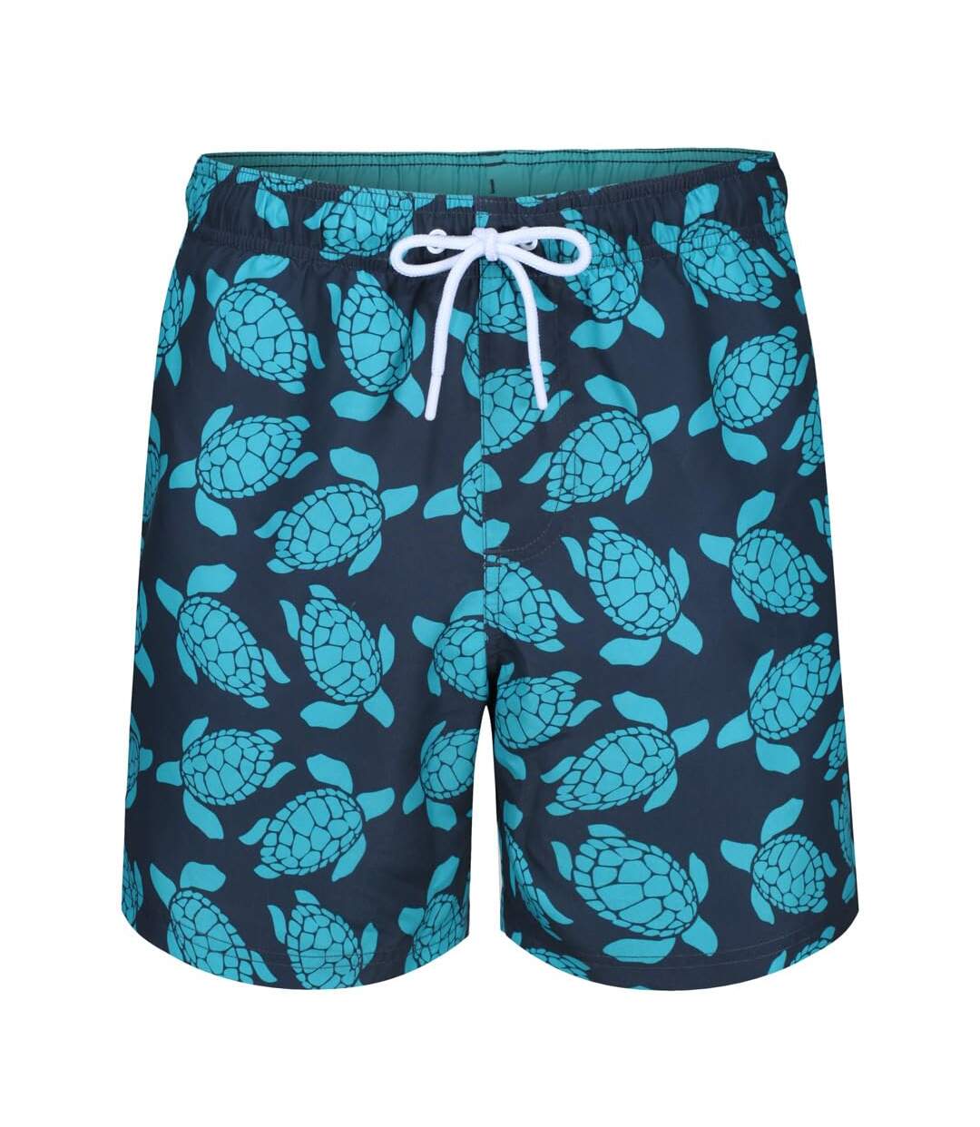 Short de bain homme bleu marine / turquoise vif RIPT Essentials-1