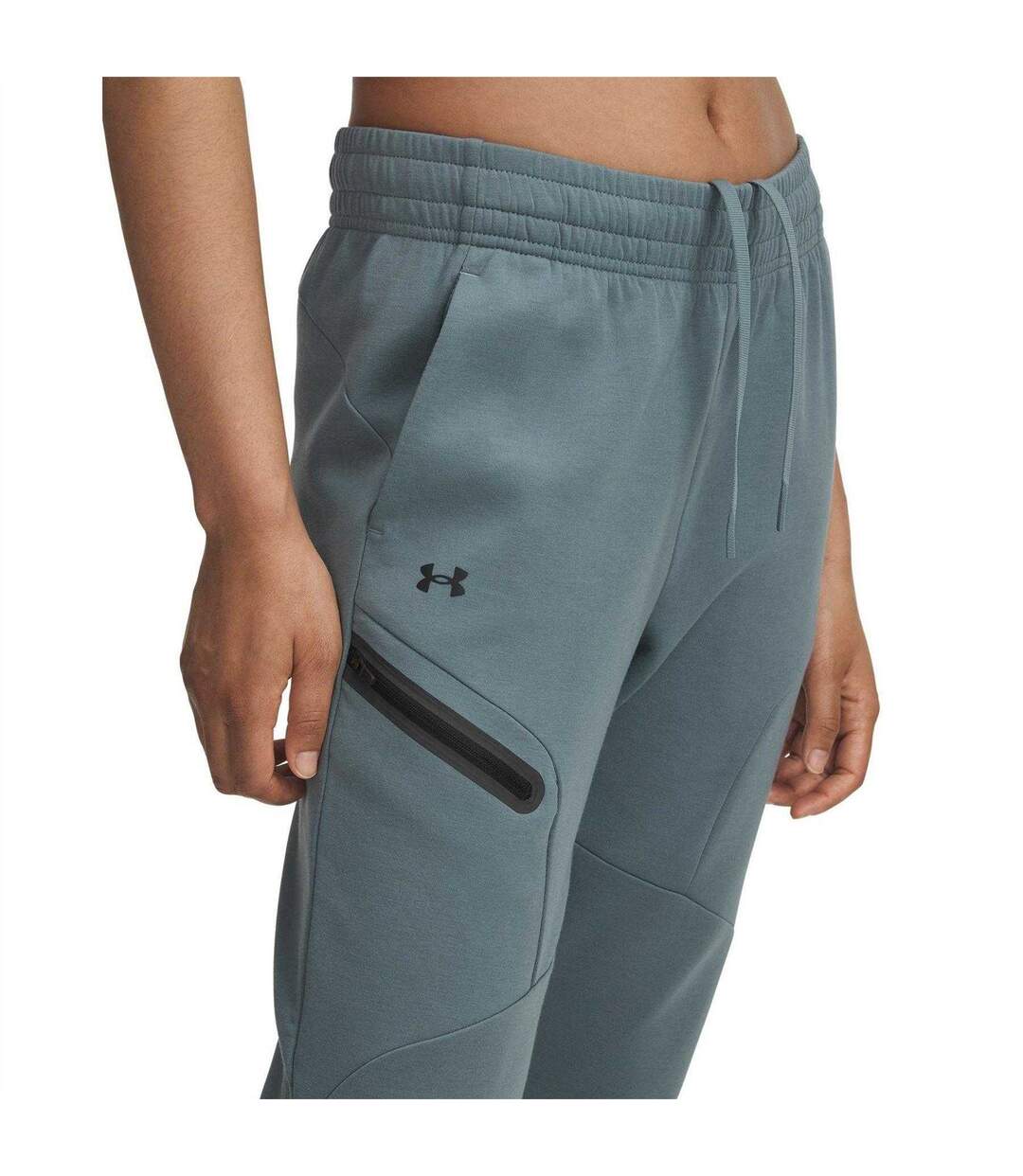 Womens/ladies Unstoppable Fleece Athletic Joggers Jasper Under Armour-4