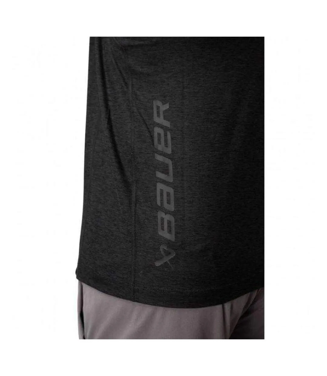 T-shirt Tech Homme Noir Bauer-3