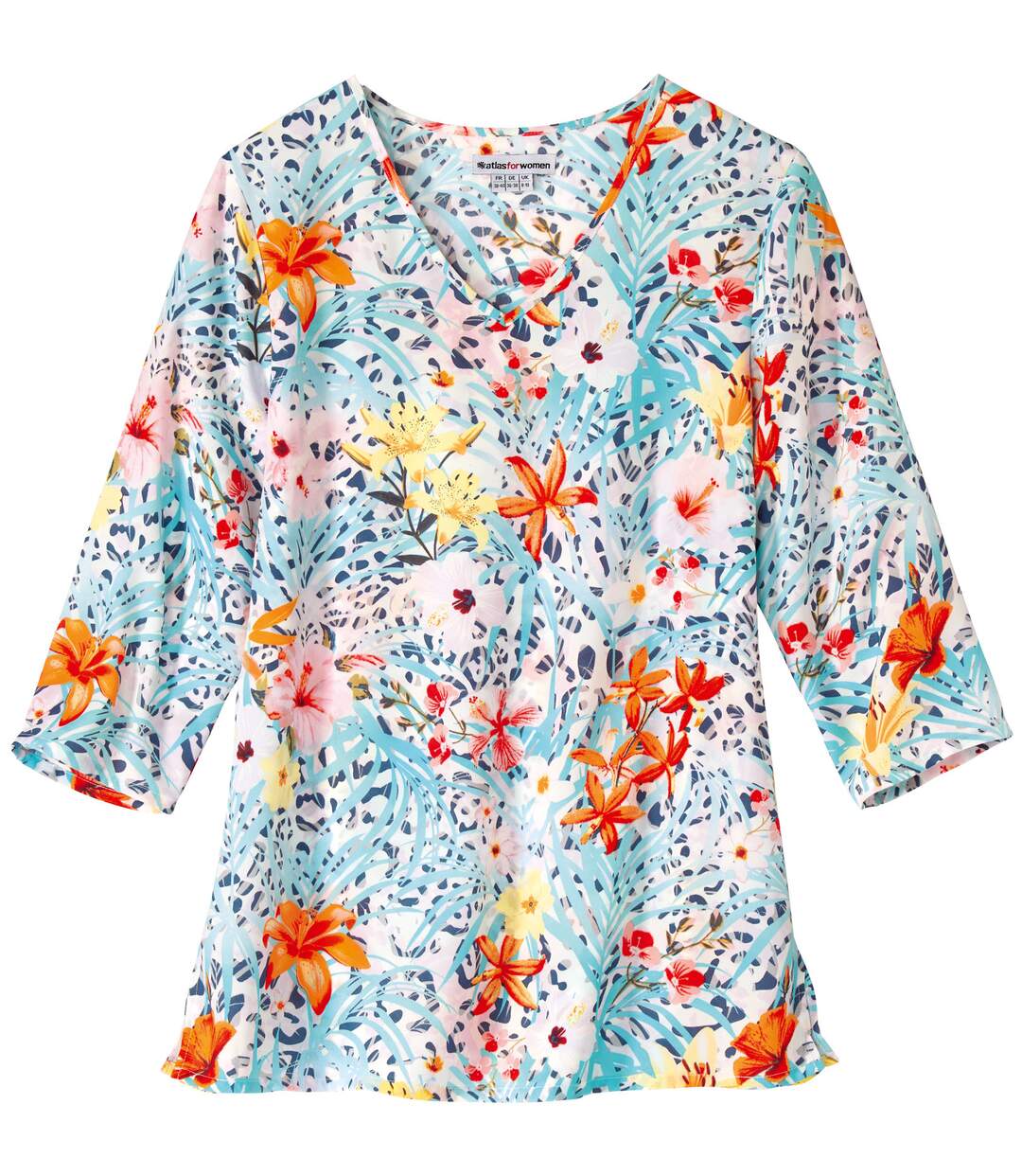 Blouse en Crêpe Fleuri-2