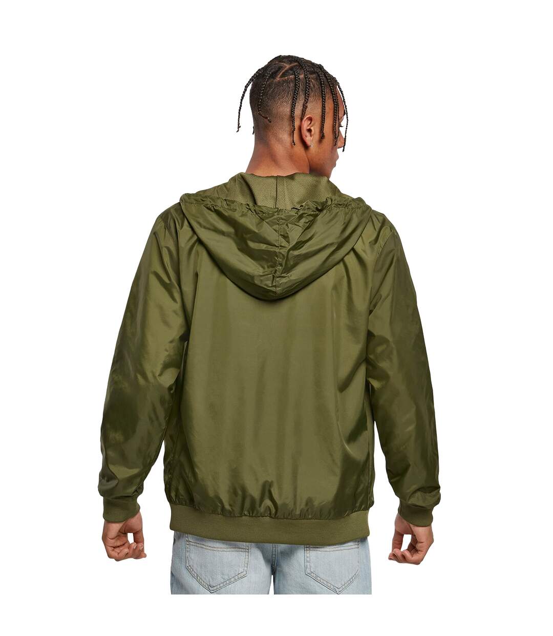 Veste Coupe-vent Adulte Olive Build Your Brand-2