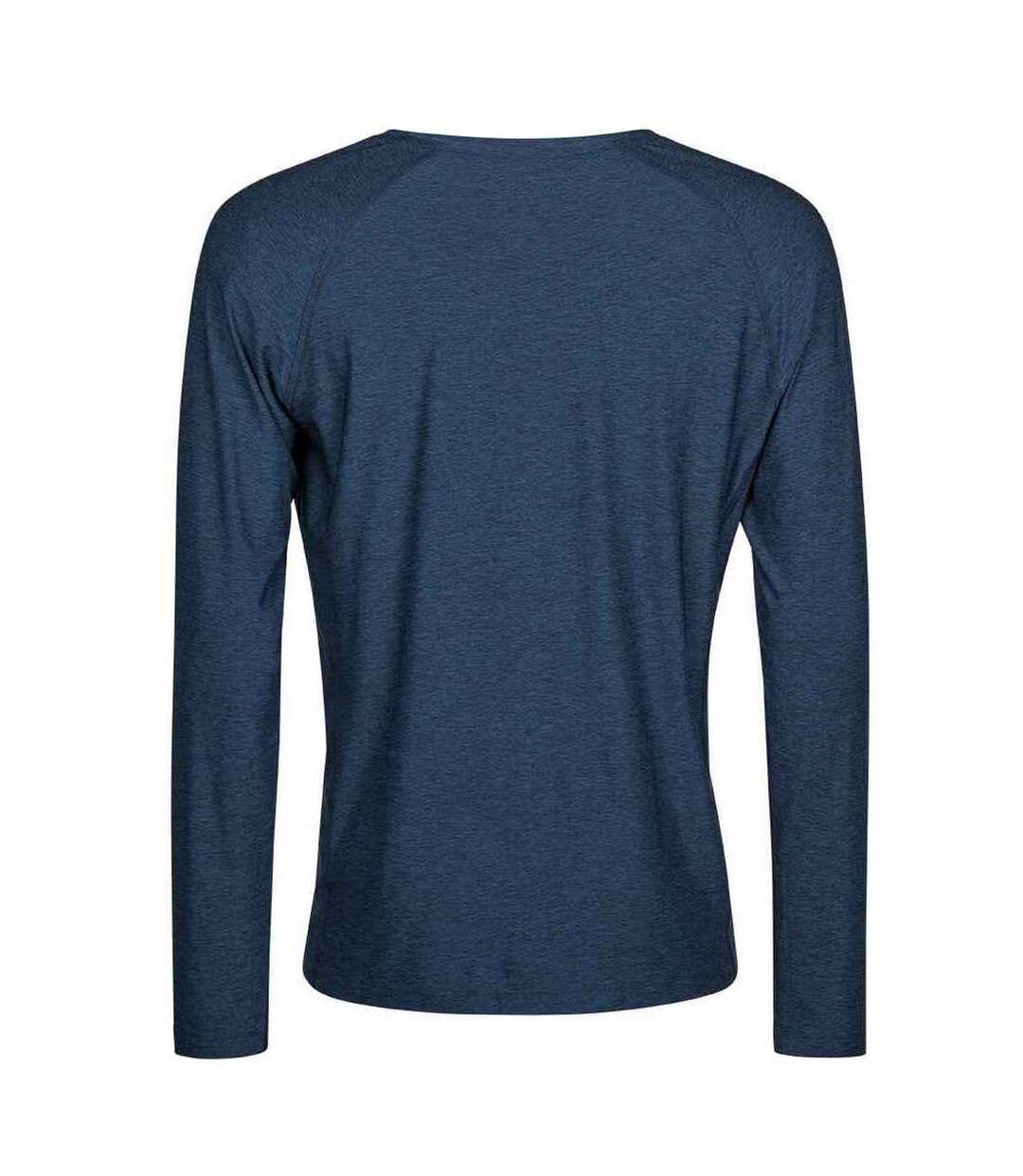 T-shirt homme bleu marine chiné Tee Jays-2