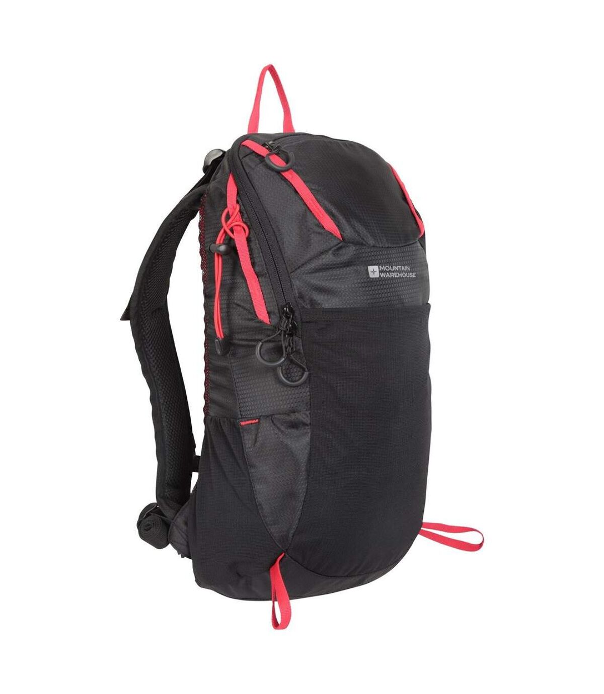 Mountain Warehouse Inca 18L Knapsack (Black/Red) (One Size)