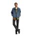 Mens Cotton Denim Long-sleeved Trucker Jacket Sky Blue Levis-1