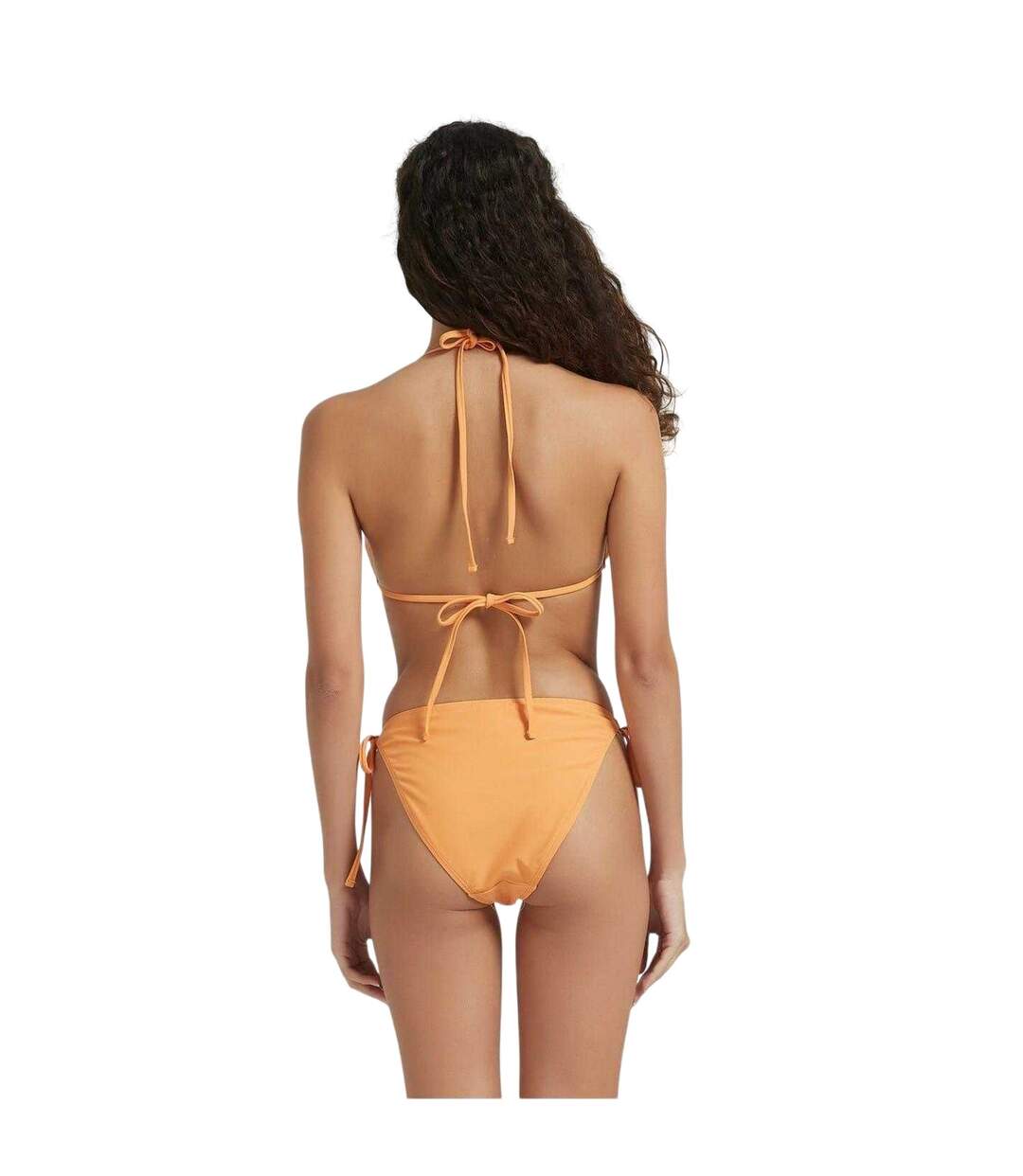 Womens/ladies Side Tie Bikini Bottoms Orange Be You-3