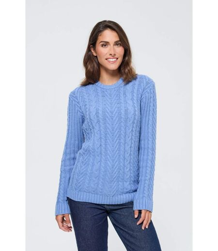 Pull Cofoncy Sky Blue Chiné